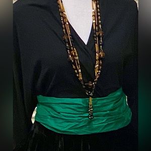 Morgan Kari Designs gorgeous green cummerbund